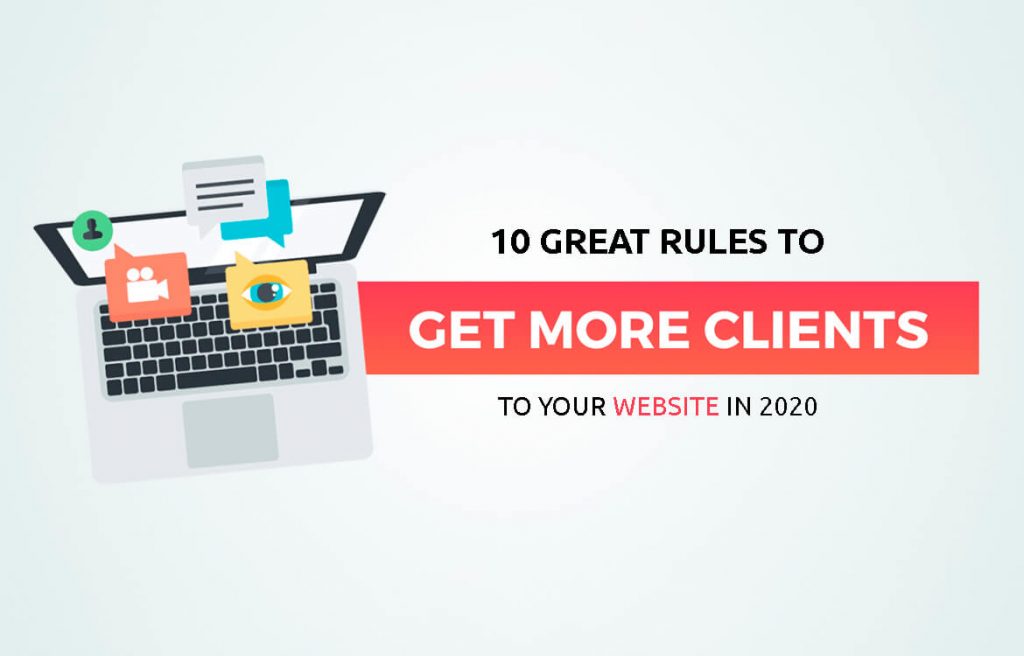 get more clients to the website